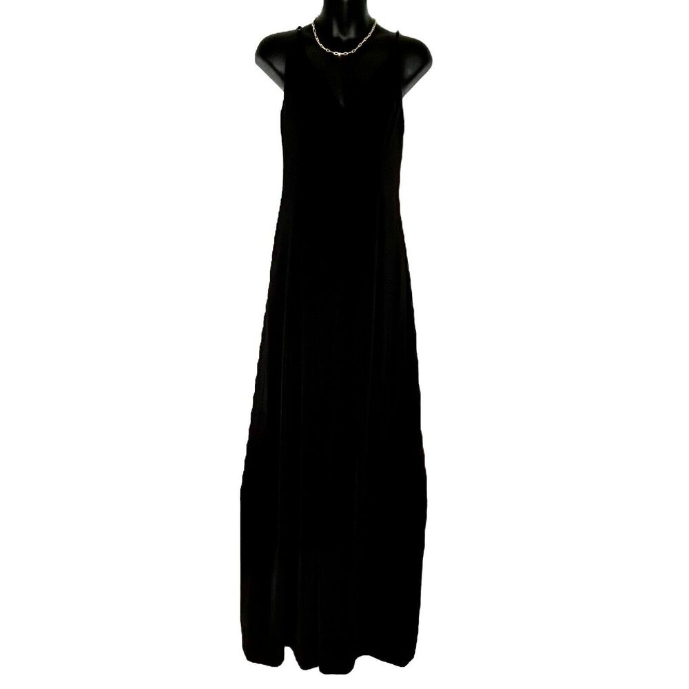 TJD The Jetset Diaries V Neck Black Lorenzo Jumpsuit Size Small - Picture 2 of 9